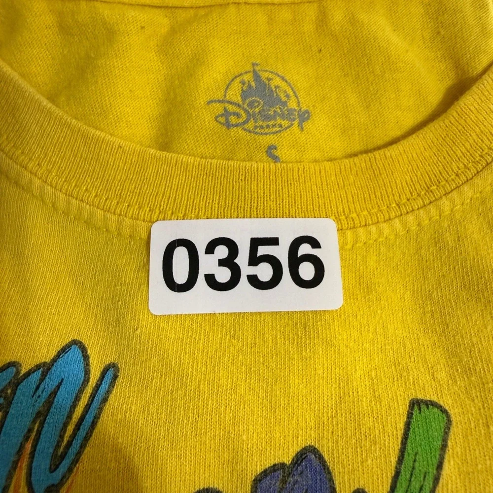 Disney Parks Kids Pascal Tangled One in Chameleon Yellow‎ Graphic T-Shirt Small
